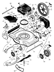 Part Location Diagram of 672332E701 Murray DISCONTINUED